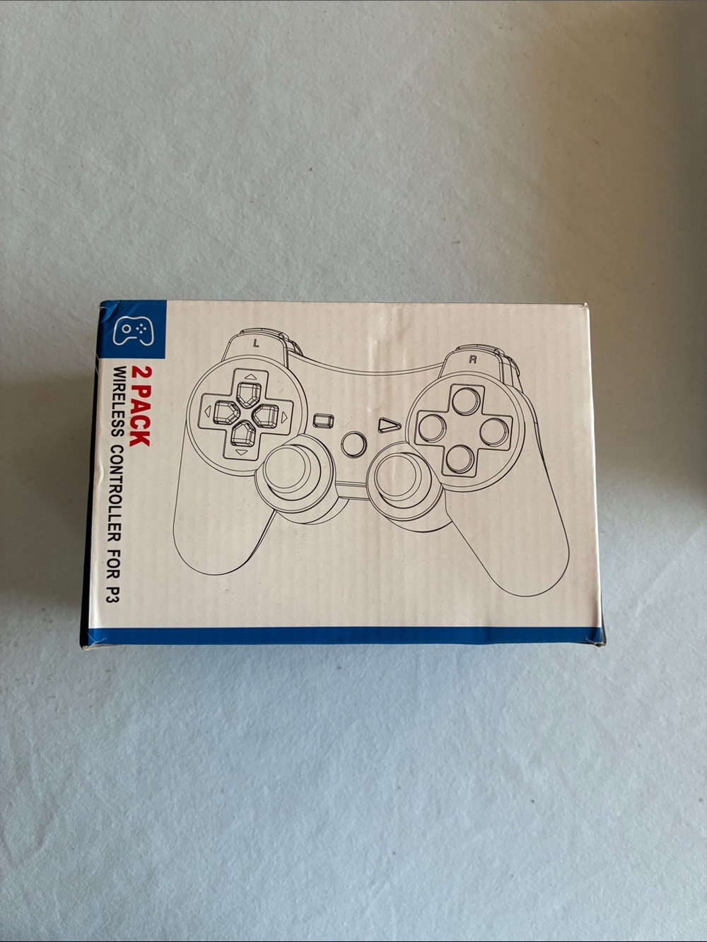 2-Pack Wireless Game Controllers for P3 - Black